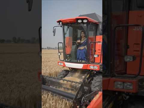 डेढ़ लाख की मशीन ने बड़े हार्वेस्टर को किया फेल 😍#desi #farming #viralshort