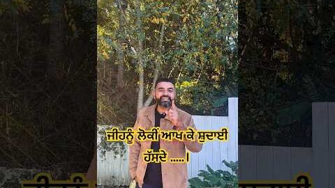 ਜੀਹਨੂ ਲੋਕੀਂ ਆਖ ਕੇ ਸ਼ੁਦਾਈ ਹੱਸਦੇ #punjabi #punjabisong #punjabi #2026short #2026
