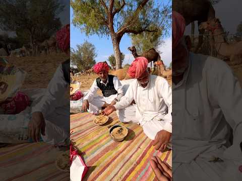 गाँव का शुद्ध और सबसे महंगा खाना #rajasthani #village #cooking #food #desi #life #style #shorts