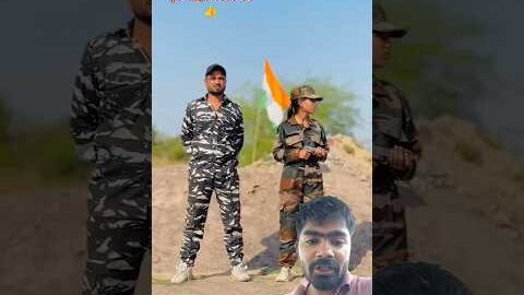 यह लड़के अपने मुंह पर रही थी लगाकर इंडियन आर्मी के वहां पर आ जाती है🫡#army #armylover #shorts