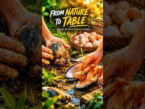 🐌Mud to Masterpiece: Ye Desi Survival Food Try Karoge? 🌿🔥