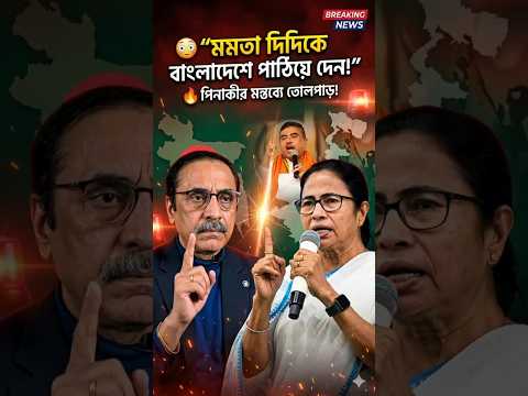 😳 “মমতা দিদিকে বাংলাদেশে পাঠিয়ে দেন!” 🔥  পিনাকীর বিস্ফোরক মন্তব্য ভাইরাল#ncp #bnp #awamileague