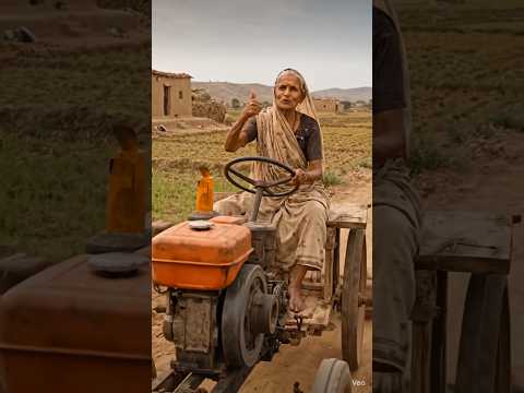 दादी का हौसला देखो 🚜❤️ | उम्र नहीं मेहनत बोलती है | Desi Farming Motivation