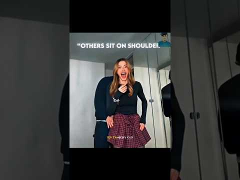 others sit on shoulder vs this guy ππ #troll #trollface #viral #shorts #foryou #funny #edit #tiktok