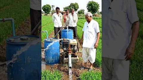 Desi Irrigation Jugaad 😱💧 खेतों में ऑटोमैटिक पानी सिस्टम | देसी खेती मशीन #farming #ai #shortsfeed