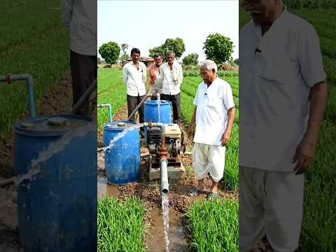 Desi Irrigation Jugaad 😱💧 खेतों में ऑटोमैटिक पानी सिस्टम | देसी खेती मशीन #farming #ai #shortsfeed