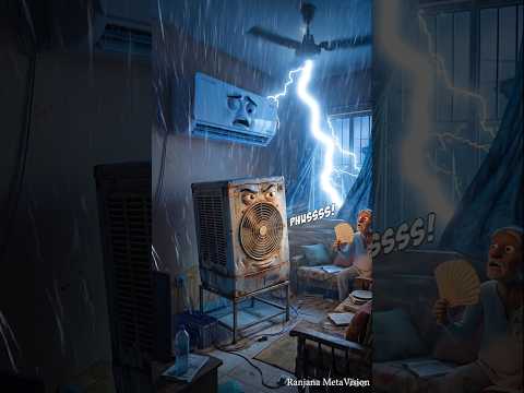 Cooler vs AC – Desi Hero Ki Entry! 😂⚡| #shorts #trending #youtubeshorts #shortsfeed #funny #viral