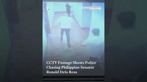 CCTV Footage Shows Police Chasing Philippine Senator Ronald Dela Rosa | N18G