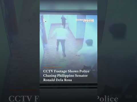 CCTV Footage Shows Police Chasing Philippine Senator Ronald Dela Rosa | N18G