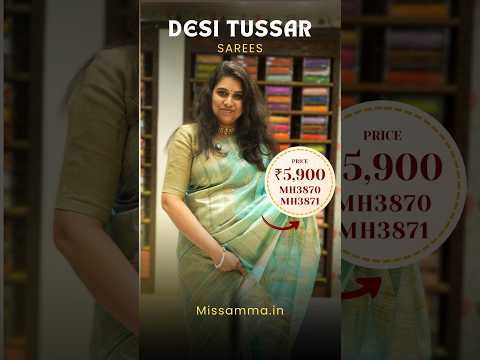 Beautiful Desi Tusser Sarees… #tussersaree #shopping #onlineshopping #offer