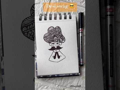 Desi Swag , but make it cute 😎#yt #ytshorts #desi #markerart #ytshortsindia #cuteart #shortsfeed