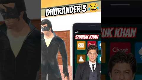 😂💥Latest Dhurander Krish +Sharukh Khan Ka Combination🤩||#shorts#viral#trending#ytshorts#funny#gaming