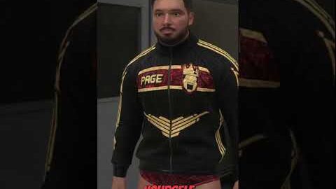 PAGE Walks Into The WORST Promo Of Their Life 😬 #wrestling #shorts