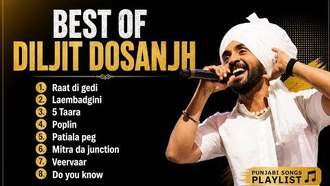 Best of Diljit Dosanjh Songs 2025 | Top Punjabi Hits Playlist | Raat Di Gedi, Laembadgini, 5 Taara