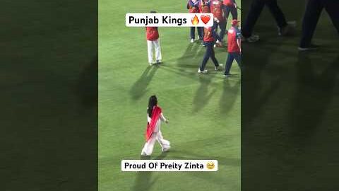 Preity Zinta Love Team 🥹🏆❤️ #love #newpunjabisong #sidhumoosewala #preityzinta #pbks #lastride