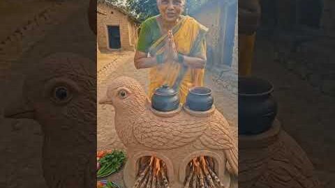 চড়ুই পাখির মতো দেশি চুলা #viralshortvideo #village #bird #desi