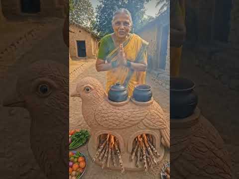 চড়ুই পাখির মতো দেশি চুলা #viralshortvideo #village #bird #desi