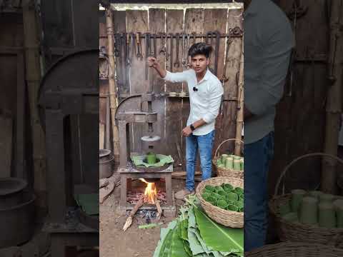 #Hashtags#shorts #viral #bananaleaf #village #innovation #machine #eco #desi #india #trending