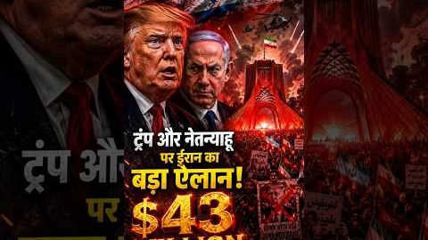 Trump और Netanyahu पर 43 Million Dollar का इनाम? Iran Parliament में बड़ा धमाका #shorts #viral