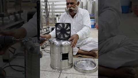 🔥 Desi Jugaad Ka Baap! 😱Tau ne bana diya Blower Wala Powerful Chulha 🔥🛠️