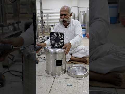 🔥 Desi Jugaad Ka Baap! 😱Tau ne bana diya Blower Wala Powerful Chulha 🔥🛠️