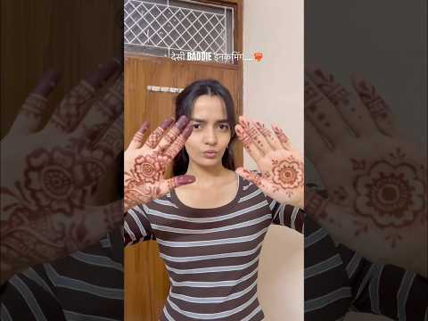 Desi Baddie who😮‍💨❤️‍🔥 #youtubeshorts #hairstyle #makeup #skincare #viralvideo #funny #shorts