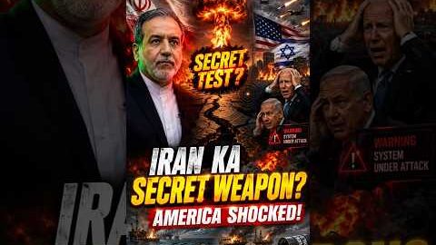 Iran Ke “Secret Weapon” Se America Hairaan? Abbas Araghchi Ka Bada Bayan #shorts #viral #iran
