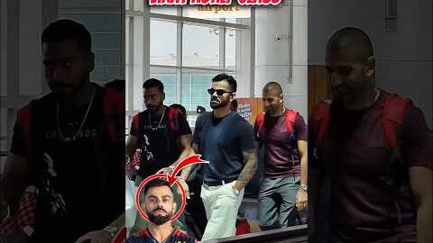 Virat Kohli HEAVY Security at Airport! 👑 | Cinematic Entry | Sitaare” Arijit Singh Ikkis Status song