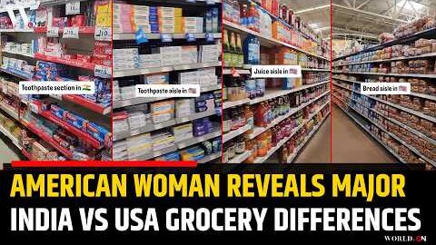 American Woman Compares India And USA Grocery Shopping Culture