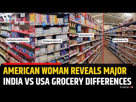 American Woman Compares India And USA Grocery Shopping Culture
