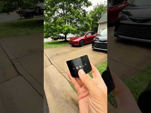 Found a Lost Tesla Key Card… Then This Happened! ⚡#trendingshorts