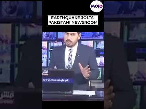 Pakistan Viral Video: Journalist Continues Reporting As Earthquake Strikes #shorts #viral