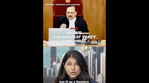 India’s ‘cockroach’ party goes viral