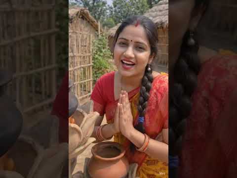 बना दिया कमल के डिजाइन में मिट्टी का चूल्हा#Desi​ #LotusChulha​ कमल के फूल वाला देसी #shortvideo