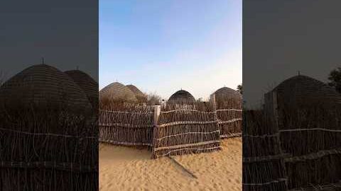 गाँव की सुंदर झोपड़ीया #rajasthani #village #old #hut #desi #culture #viral #shorts