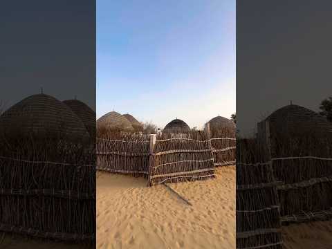 गाँव की सुंदर झोपड़ीया #rajasthani #village #old #hut #desi #culture #viral #shorts