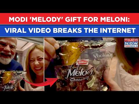 PM Modi’s Melody Gift For Meloni: Viral Video Capturing Chocolaty Moment In Italy Breaks Internet
