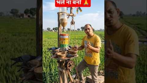 🌿🐦 Desi Jugaad Bird Feeder Machine | Rural India Viral Engineering Hack | DIY Eco Invention