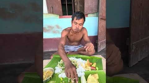 Power of desi dhanen 💪🏾🔥 #food #villagerlifestyle #viralvideo #desihomegym #youtubeshorts #food