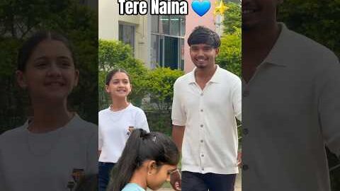 Tere Naina 💙✨️ #harshpushptode #kishan #bapukisanhai #desi #village