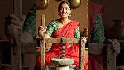 desi mahila ki invention #villagelife #desijugaad #desi #viralvideo