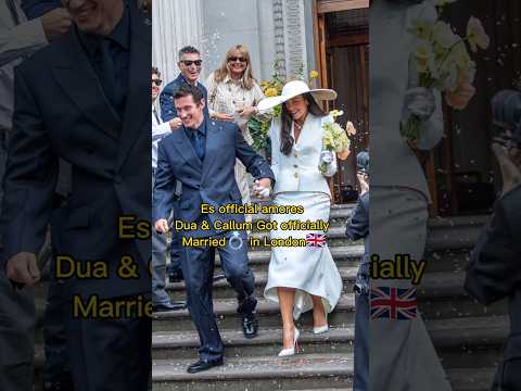 Dualipa and Callum Turner got officially married in London๐ฌ๐ง on 31.5.26 โค๐คฉ๐ญ#bestcouple#happymarriage