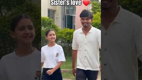 Sister’s love ❤️🥺#harshpushptode #kishan #bapukisanhai #desi #village