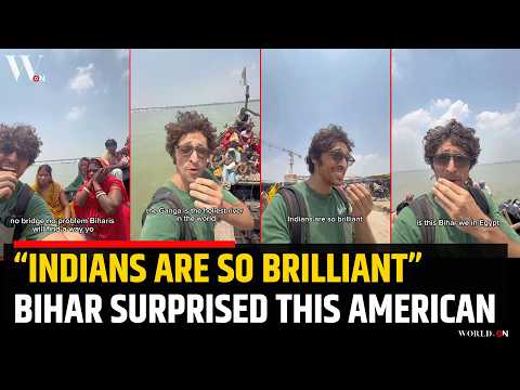 American Tourist Falls In Love With Bihar