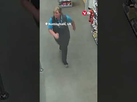 Serial shoplifter stealing butter caught by police #shorts #news #viral