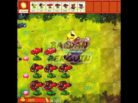 PVZ FUSION اختبار قوة ملك قنبلة جاتلينج شيري#gameplay #pvzfusion #gaming #shorts #Pvz1 #reels #games
