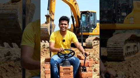 JCB ke saamne Desi Driver ka Amazing Jugaad 😱🚜 #shorts