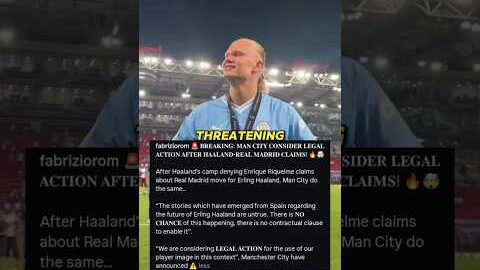 Haaland Taking Action On His Fake Transfer News 🤯