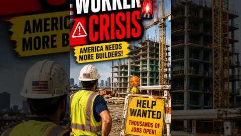 Why America Nobody Wants This Job! #shorts #explore #trendingshorts #usa #construction #usashorts