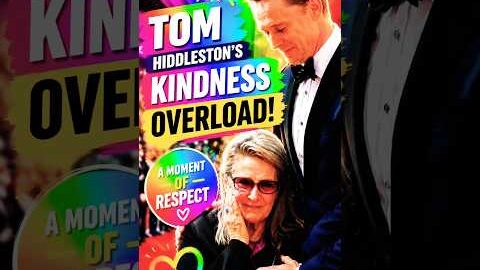 TOM HIDDLESTON’S KINDNESS OVER LOAD! A MOMENT-OF RESPECT✊🫶🏻🕊️#tom #respect #usa #uk #loki #shorts